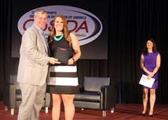 Chelsey Chamberlain (New Mexico) was the University Division Rising Star Award winner.